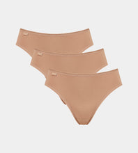 Φόρτωση εικόνας στο εργαλείο προβολής Συλλογής, Γυναικεία Σλιπ 3TMX Sloggi 24/7 Cotton Brown | evaunderwear