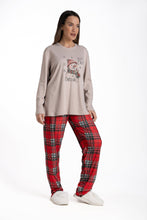Φόρτωση εικόνας στο εργαλείο προβολής Συλλογής, Γυναικεία Χειμερινή Πιτζάμα Χιονάνθρωπος Relax 3225111 | evaunderwear