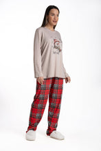 Φόρτωση εικόνας στο εργαλείο προβολής Συλλογής, Γυναικεία Χειμερινή Πιτζάμα Χιονάνθρωπος Relax 3225111 | evaunderwear