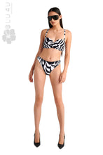 Φόρτωση εικόνας στο εργαλείο προβολής Συλλογής, BLU4U Μαγιό Μπικίνι Σλιπ "ZEBRA" 25365174 | evaunderwear