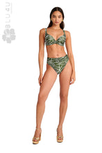 Φόρτωση εικόνας στο εργαλείο προβολής Συλλογής, BLU4U Μαγιό Μπικίνι Τοπ "AMAZON STRIPES" 25366114C | evaunderwear