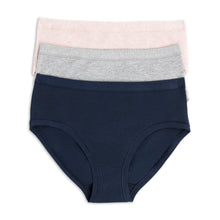 Φόρτωση εικόνας στο εργαλείο προβολής Συλλογής, Γυναικεία Σλιπ Midi 3 ΤΜΧ Cotonella 3363 Grey Blue Somon | evaunderwear
