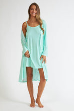 Φόρτωση εικόνας στο εργαλείο προβολής Συλλογής, Harmony Γυναικεία Ρόμπα Modal Καλοκαιρινή Mint 408708 | evaunderwear
