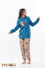 Φόρτωση εικόνας στο εργαλείο προβολής Συλλογής, Χειμερινή Πιτζάμα Παιδική Unisex "Ρακούν" ΜΕΙ 502560 | evaunderwear