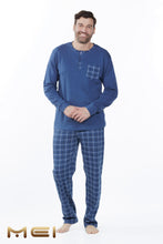 Φόρτωση εικόνας στο εργαλείο προβολής Συλλογής, Ανδρική Χειμερινή Πιτζάμα "Καρό" MEI 902410 | evaunderwear
