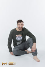 Φόρτωση εικόνας στο εργαλείο προβολής Συλλογής, Ανδρική Χειμερινή Πιτζάμα "Bulldog" MEI 902455 | evaunderwear