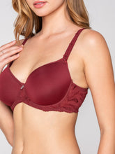 Φόρτωση εικόνας στο εργαλείο προβολής Συλλογής, Σουτιέν Luna Splendida Celebration 1966 Bordeaux | evaunderwear