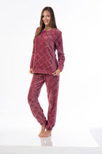 Φόρτωση εικόνας στο εργαλείο προβολής Συλλογής, Γυναικεία Fleece Πιτζάμα Secret Point 223-176 | evaunderwear