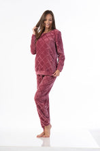 Φόρτωση εικόνας στο εργαλείο προβολής Συλλογής, Γυναικεία Fleece Πιτζάμα Secret Point 223-176 | evaunderwear