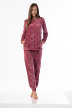 Φόρτωση εικόνας στο εργαλείο προβολής Συλλογής, Γυναικεία Fleece Πιτζάμα Secret Point 223-176 | evaunderwear