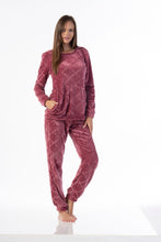 Φόρτωση εικόνας στο εργαλείο προβολής Συλλογής, Γυναικεία Fleece Πιτζάμα Secret Point 223-176 | evaunderwear