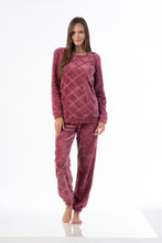 Φόρτωση εικόνας στο εργαλείο προβολής Συλλογής, Γυναικεία Fleece Πιτζάμα Secret Point 223-176 | evaunderwear