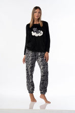 Φόρτωση εικόνας στο εργαλείο προβολής Συλλογής, Γυναικεία Fleece Πιτζάμα Secret Point 223-122 | evaunderwear