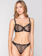 Φόρτωση εικόνας στο εργαλείο προβολής Συλλογής, Σουτιέν Luna Splendida Lilium Wired Balconette 15700 | evaunderwear