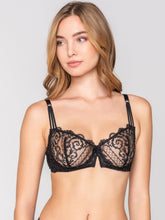 Φόρτωση εικόνας στο εργαλείο προβολής Συλλογής, Σουτιέν Luna Splendida Lilium Wired Balconette 15700 | evaunderwear