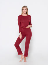 Φόρτωση εικόνας στο εργαλείο προβολής Συλλογής, Γυναικεία Χειμερινή Πιτζάμα MicroTouch Red Luna Splendida