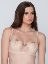 Φόρτωση εικόνας στο εργαλείο προβολής Συλλογής, Σουτιέν Ruby Balconette Luna Splendida 15221 Skin Cup D | evaunderwear