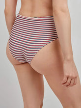 Φόρτωση εικόνας στο εργαλείο προβολής Συλλογής, Gisela Μαγιό Μπικίνι Σλιπ Ψηλόμεσο "STRIPES" 30225B | evaunderwear