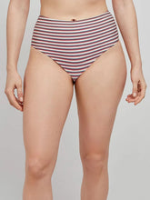 Φόρτωση εικόνας στο εργαλείο προβολής Συλλογής, Gisela Μαγιό Μπικίνι Σλιπ Ψηλόμεσο "STRIPES" 30225B