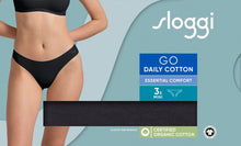 Φόρτωση εικόνας στο εργαλείο προβολής Συλλογής, Γυναικεία Σλιπ 3TMX Sloggi Go Daily Cotton Mini Black | evaunderwear