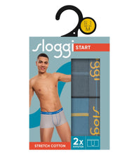 Φόρτωση εικόνας στο εργαλείο προβολής Συλλογής, Ανδρικά Μποξεράκια 2ΤΜΧ Sloggi Men Start Hipster V011 | evaunderwear