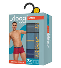 Φόρτωση εικόνας στο εργαλείο προβολής Συλλογής, Ανδρικά Μποξεράκια 3ΤΜΧ Sloggi Men Start Hipster V016 | evaunderwear
