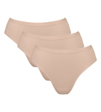 Φόρτωση εικόνας στο εργαλείο προβολής Συλλογής, Γυναικεία Σλιπ 3TMX Sloggi Go Daily Cotton Tai Beige | evaunderwear