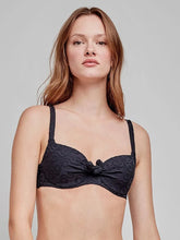 Φόρτωση εικόνας στο εργαλείο προβολής Συλλογής, Gisela Μαγιό Μπικίνι Τοπ "BLACK ELEGANCE" 30188T | evaunderwear