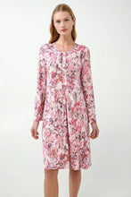 Φόρτωση εικόνας στο εργαλείο προβολής Συλλογής, Νυχτικό Φλοραλ Μακρύ Μανίκι Micromodal Vamp 21041 | evaunderwear