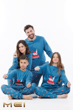 Φόρτωση εικόνας στο εργαλείο προβολής Συλλογής, Χειμερινή Πιτζάμα Παιδική Unisex &quot;Santa Car&quot; ΜΕΙ 502590 | evaunderwear
