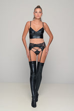 Load image into Gallery viewer, Σουτιέν Bralette Leather Style Milena Paris 010190 | evaunderwear
