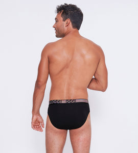 Σλιπ Sloggi Men Go ABC Natural B H Midi 2ΤΜΧ Black | evaunderwear