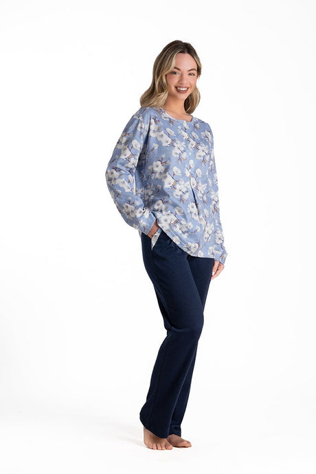 rachel-13511-gynaikeia-pijama-louloudi-patileta-xeimonas-ellhnikhs-paragoghs