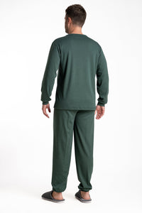 Ανδρική Χειμερινή Πιτζάμα Relax 3225138 Green | evaunderwear