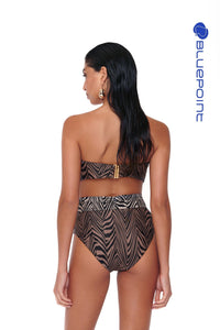 Μαγιό Μπικίνι Σλιπ Ψηλόμεσο "AFRICAN QUEEN" Bluepoint 24065014 | evaunderwear