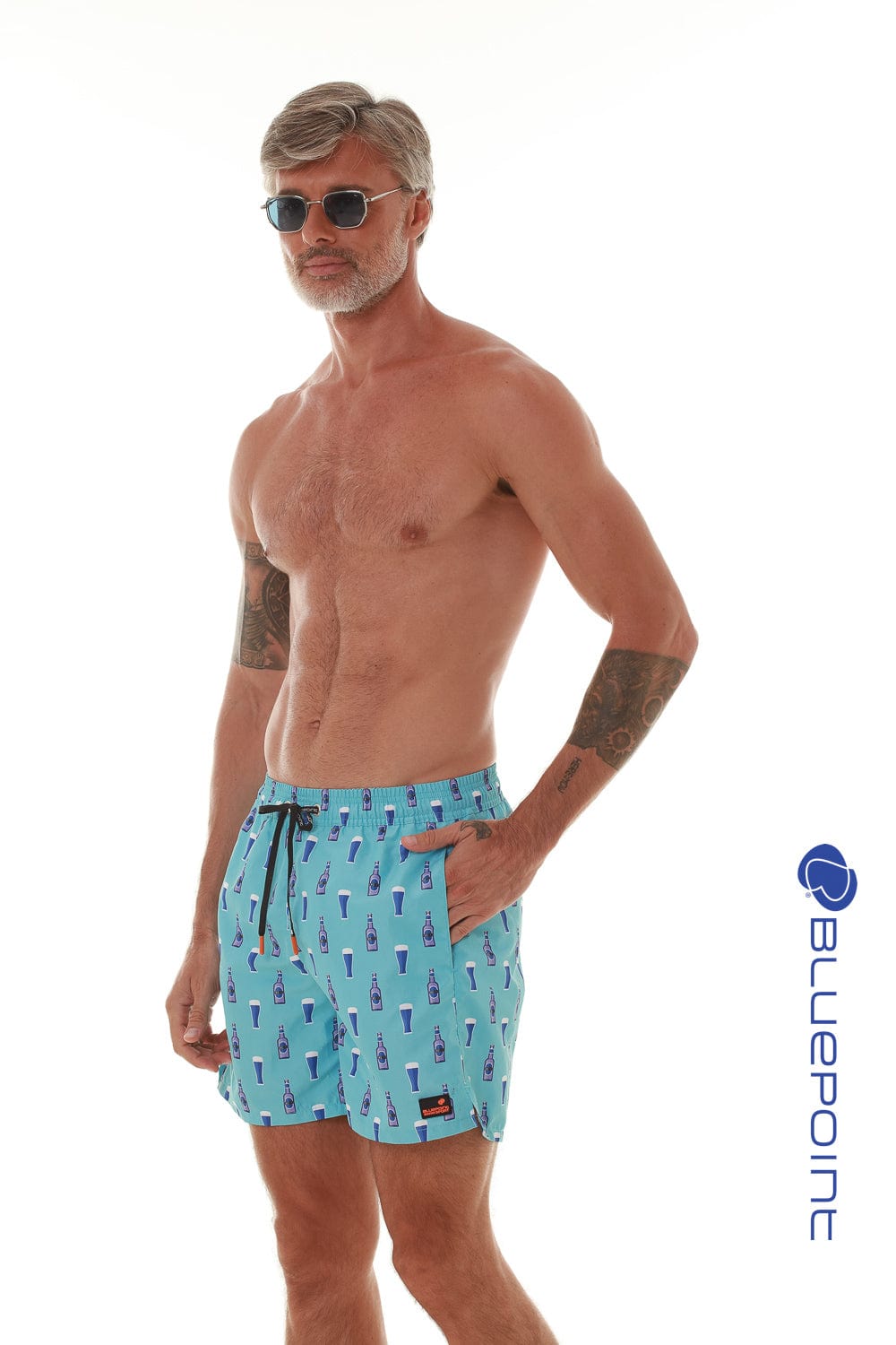 Bluepoint Ανδρικό Μαγιό Σορτς 25018003 Πετρόλ