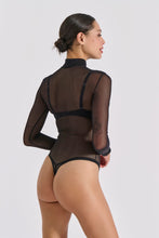 Φόρτωση εικόνας στο εργαλείο προβολής Συλλογής, Διάφανο Κορμάκι Ζιβάγκο Milena Paris 2511 Black | evaunderwear
