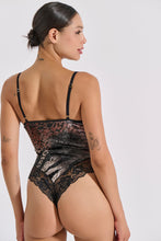 Φόρτωση εικόνας στο εργαλείο προβολής Συλλογής, Κορμάκι Βελούδο Τιράντα Animal Milena Paris 2525 | evaunderwear
