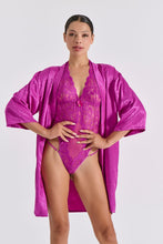 Φόρτωση εικόνας στο εργαλείο προβολής Συλλογής, Κορμάκι String Τούλι Δαντέλα Milena Paris 2529 Magenta | evaunderwear
