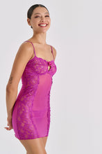 Φόρτωση εικόνας στο εργαλείο προβολής Συλλογής, Νυχτικό &amp; String Magneta Milena Paris 3457  | evaunderwear
