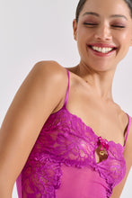 Φόρτωση εικόνας στο εργαλείο προβολής Συλλογής, Νυχτικό &amp; String Magneta Milena Paris 3457  | evaunderwear
