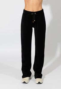 Γυναικείο Βελουτέ Παντελόνι Φόρμας Harmony 509608 Black | evaunderwear
