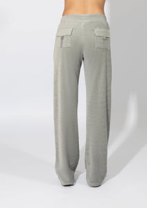 Γυναικείο Βελουτέ Παντελόνι Φόρμας Harmony 509608 Grey | evaunderwear