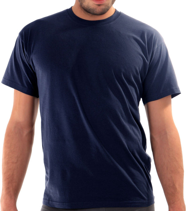 T-Shirt Ανδρικό Πολύ Μεγάλα Μεγέθη Apple Blue