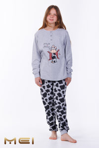 Πιτζάμα Χειμερινή Κορίτσι "Little Cow" 602345 | evaunderwear