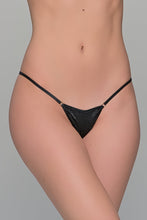 Load image into Gallery viewer, Γυναικείο G-String Satin Milena Paris 6861 Black 
