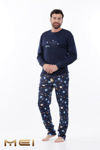 Ανδρική Χειμερινή Πιτζάμα "Star Wars" MEI 902570 | evaunderwear