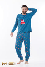 Φόρτωση εικόνας στο εργαλείο προβολής Συλλογής, Ανδρική Χειμερινή Πιτζάμα &quot;Santa Car&quot; MEI 902590 | evaunderwear
