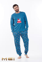 Φόρτωση εικόνας στο εργαλείο προβολής Συλλογής, Ανδρική Χειμερινή Πιτζάμα &quot;Santa Car&quot; MEI 902590 | evaunderwear
