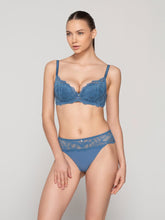 Load image into Gallery viewer, Σουτιέν Melody 3/4 padded Balconette Luna Splendida 14242 Blue
